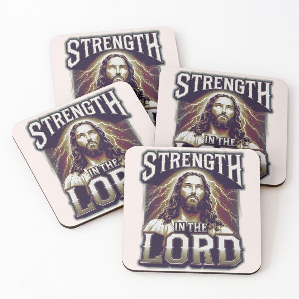 Item preview, Habakkuk 3:19 – Strength in the Lord | Bootleg-Style Jesus Art | Christian Bible Verse designed and sold by  KnitLuv.