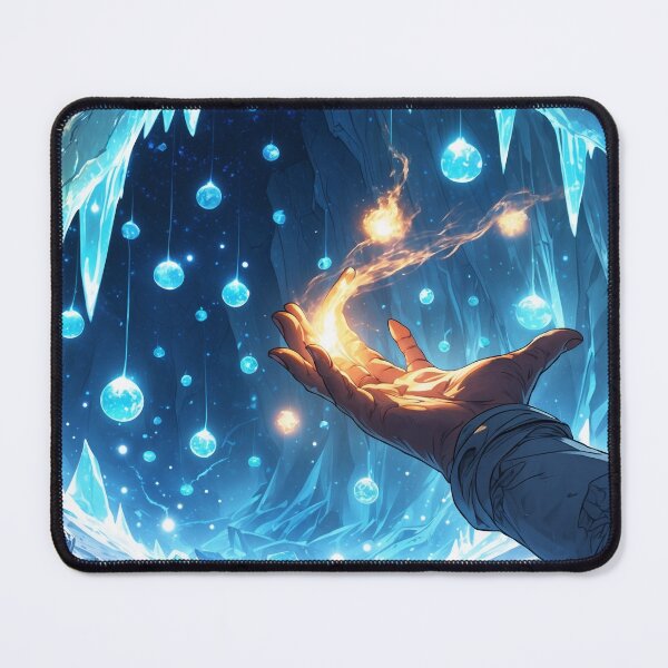 Item preview, Shattered Ice Reveals Cavern of Frozen Celestial Magic designed and sold by Astraliscape.