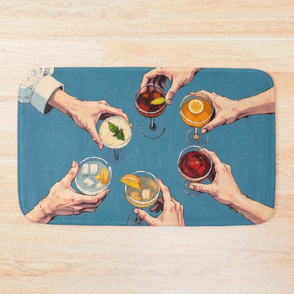 Artikelvorschau, Cheers-Druck | Barwagen | Perfekt als Dekoration für die Hausbar | Stilvolles Cheers-Schild entworfen und verkauft von Evelyn's Walls.