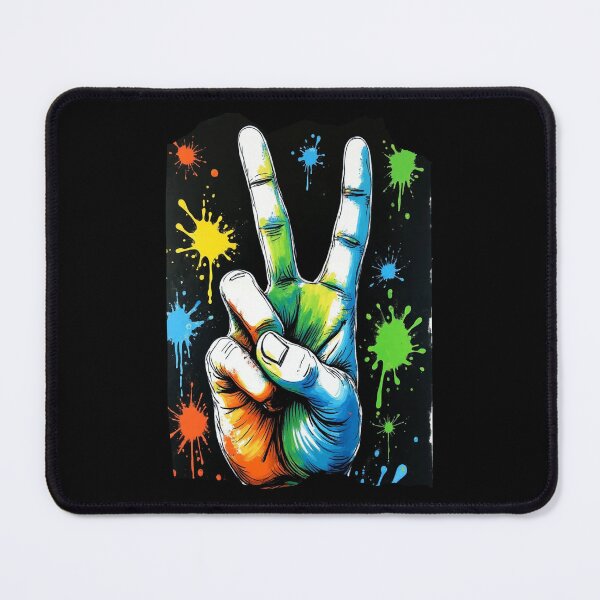 Item preview, Paint Splash Peace Sign Design #1424 designed and sold by topzmart.