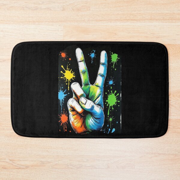 Item preview, Paint Splash Peace Sign Design #1424 designed and sold by topzmart.