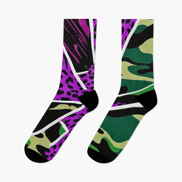 Item preview, Striking Purple Leopard Print Camouflage Art Infused with Flecktarn, Marine, and Bold Fusion Elements designed and sold by CamouflageLab.