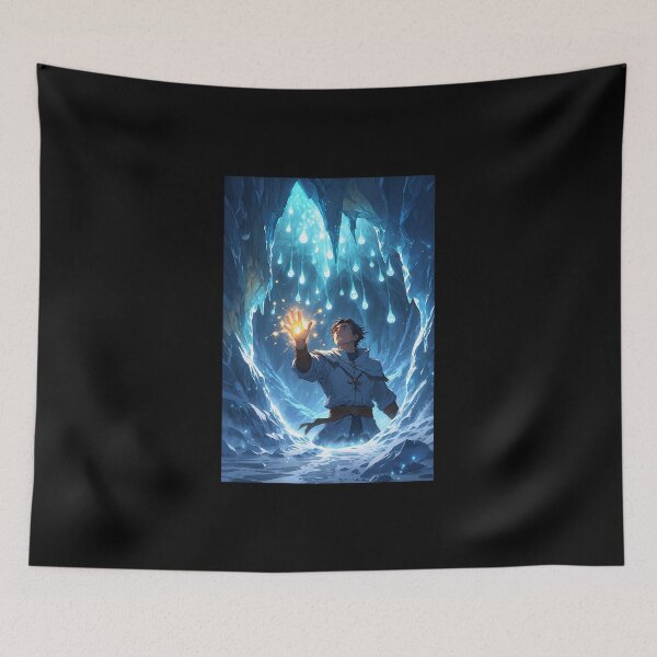 Item preview, Mystical Ice Shard Unveils Cavern of Eternal Luminescence designed and sold by Astraliscape.