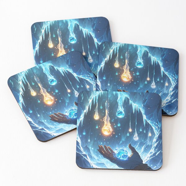 Item preview, Frozen Veil Shatters, Revealing a Luminous Magic Realm designed and sold by Astraliscape.