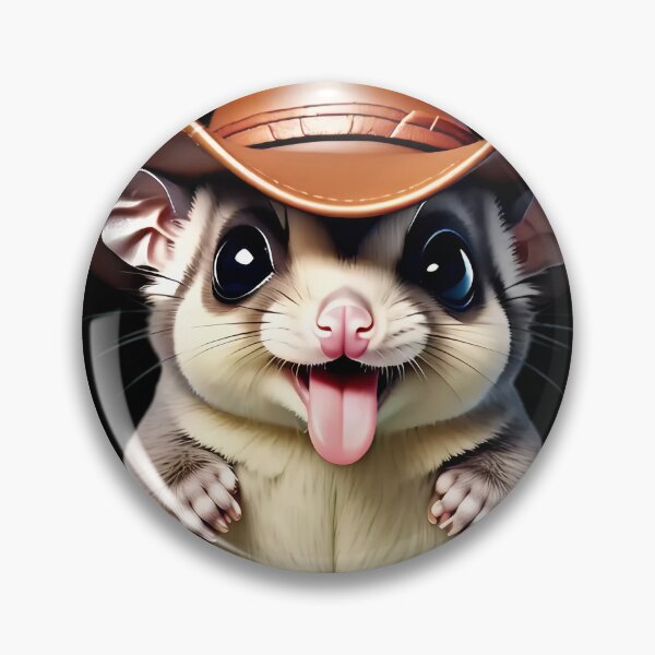Item preview, Funny Cute Cowboy Sugar Glider  designed and sold by PixelStoneDesign .