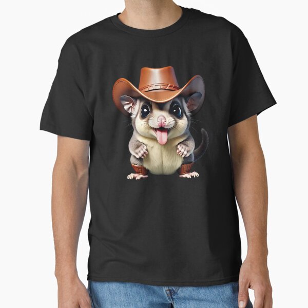 Item preview, Funny Cute Cowboy Sugar Glider  designed and sold by PixelStoneDesign .