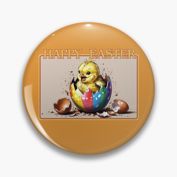 Item preview, Happy Easter Easter chicken Flowers designed and sold by Design_Your_Day.