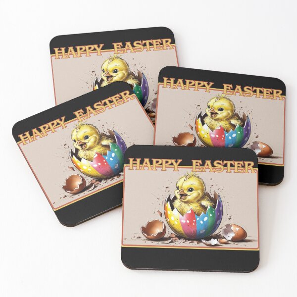 Item preview, Happy Easter Easter chicken Flowers designed and sold by Design_Your_Day.