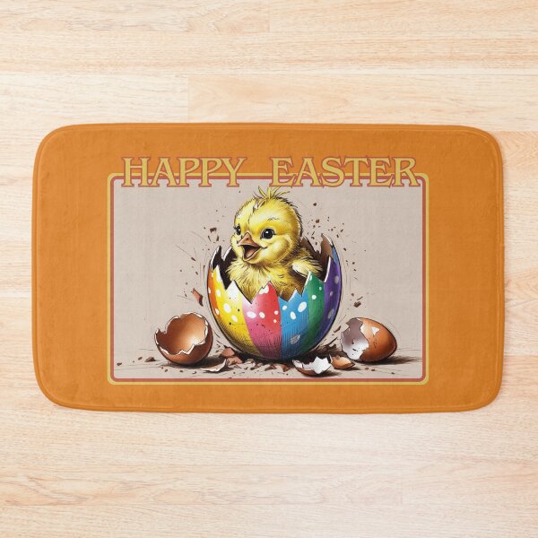 Item preview, Happy Easter Easter chicken Flowers designed and sold by Design_Your_Day.