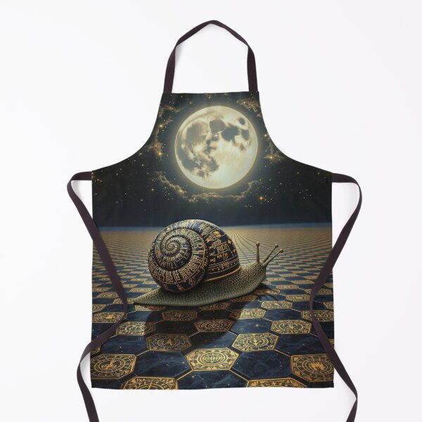 Item preview, Snail in Blue and Gold designed and sold by HabitableMoons.