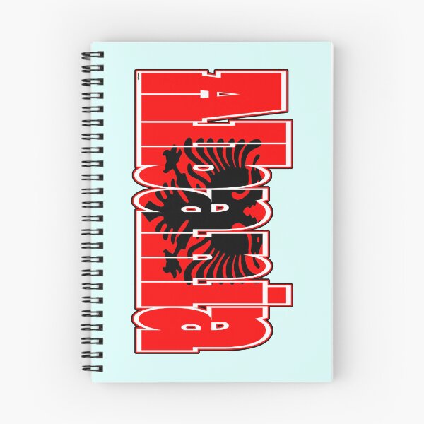 Item preview, Albania Font with Albanian Flag designed and sold by Havocgirl.