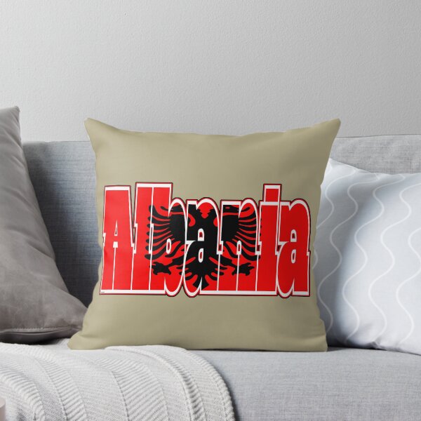 Item preview, Albania Font with Albanian Flag designed and sold by Havocgirl.