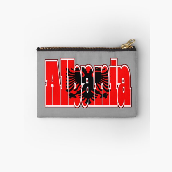Item preview, Albania Font with Albanian Flag designed and sold by Havocgirl.