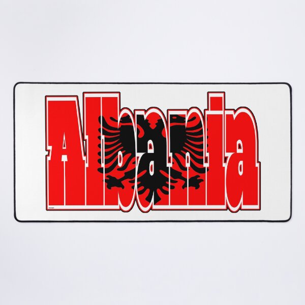 Item preview, Albania Font with Albanian Flag designed and sold by Havocgirl.