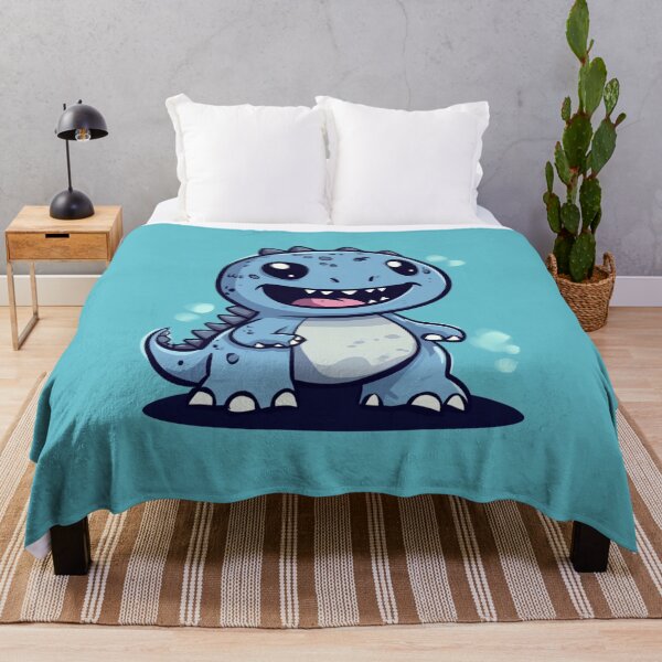 Item preview, Cute Blue Baby Dinosaur designed and sold by AP43-STUDIO.