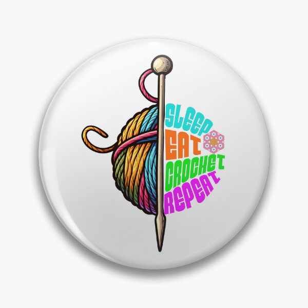 Item preview, Fun Crochet Life, Sleep Eat Crochet Repeat designed and sold by Bliss Find And Design.