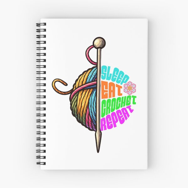 Item preview, Fun Crochet Life, Sleep Eat Crochet Repeat designed and sold by Bliss Find And Design.
