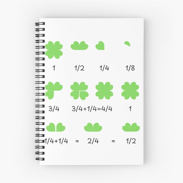 Item preview, Math Fraction Four Leaf Clover designed and sold by AniArtPL.