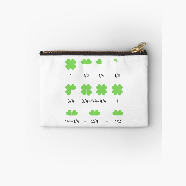 Item preview, Math Fraction Four Leaf Clover designed and sold by AniArtPL.