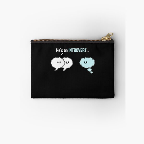 Item preview, He's An Introvert Speech Bubbles designed and sold by SassyYetClassy.