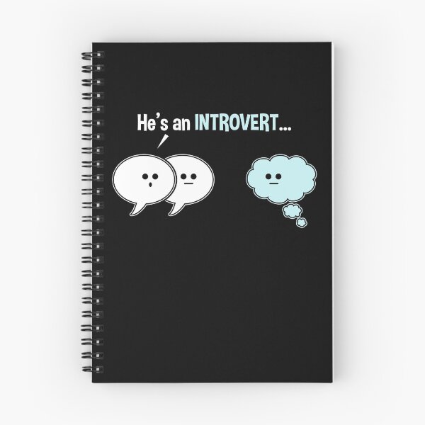 Item preview, He's An Introvert Speech Bubbles designed and sold by SassyYetClassy.