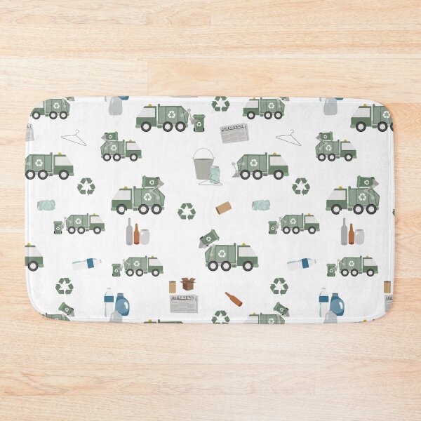 Item preview, Cute Green Recycling Truck Kids Vehicles  designed and sold by idovedesign.