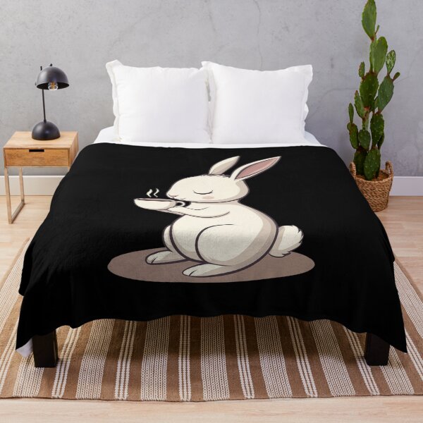Item preview, Peaceful Rabbit Sipping From A Cup designed and sold by FWLKIT.