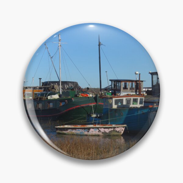 Item preview, Houseboats, Pin Mill, Suffolk designed and sold by wiggyofipswich.