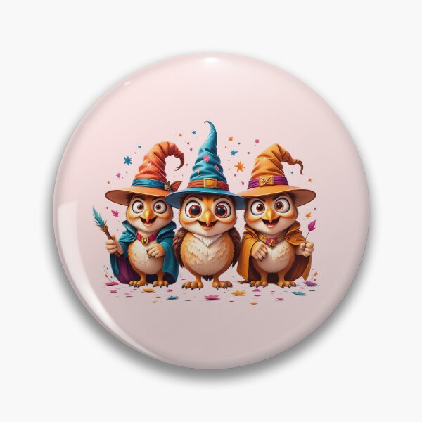Item preview, Cute kawaii Wizard Owls designed and sold by Itsheartshop.