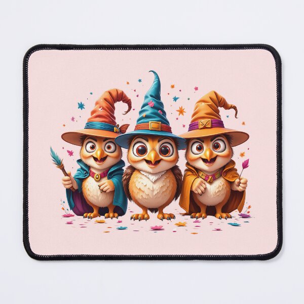 Item preview, Cute kawaii Wizard Owls designed and sold by Itsheartshop.
