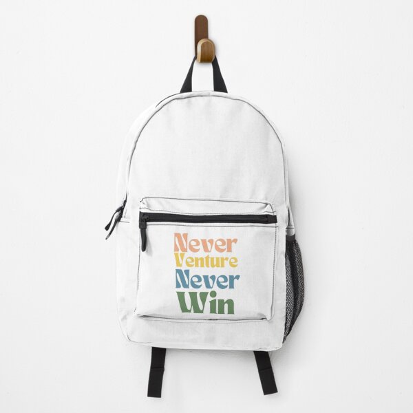 Item preview, Never Venture Never Win | Motivational Quote designed and sold by adlkh.