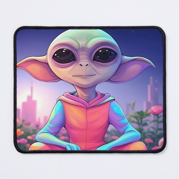 Item preview, An alient adventure: Unique Sci-Fi art designed and sold by SmahiCreations.