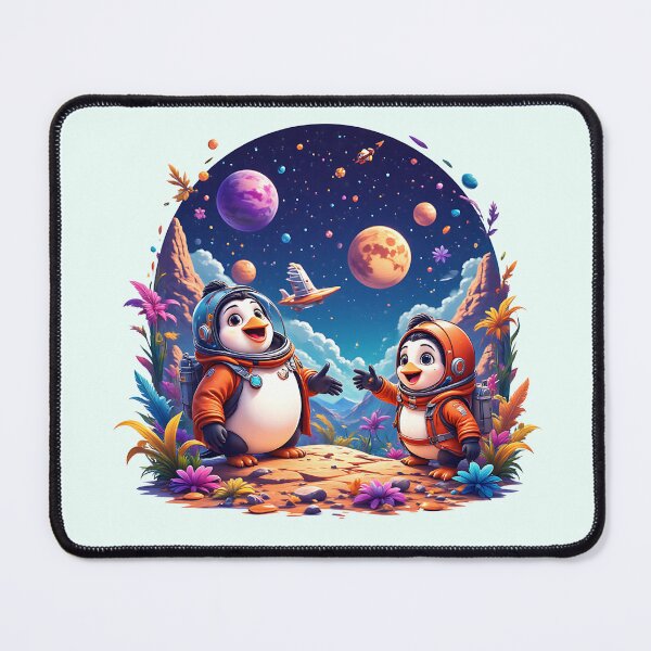 Item preview, Cute Kawaii Astronaut Penguins designed and sold by Itsheartshop.