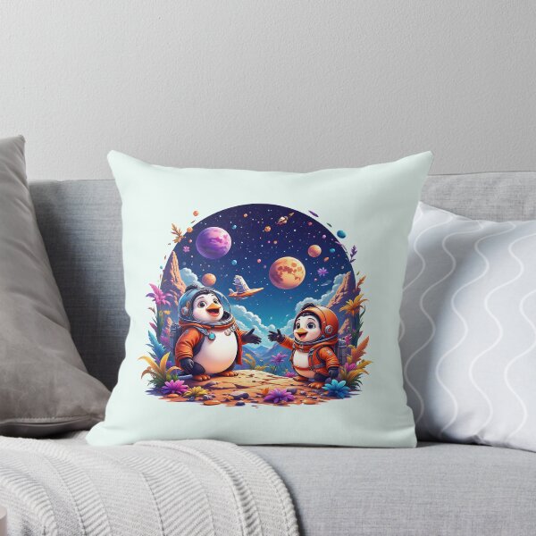 Item preview, Cute Kawaii Astronaut Penguins designed and sold by Itsheartshop.