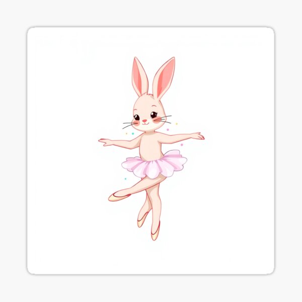 Artikel-Vorschau von Entzückende Häschen-Ballerina: Niedliche rosa Kaninchen-Ballettkunst für Kinder, designt und verkauft von UAcomix.