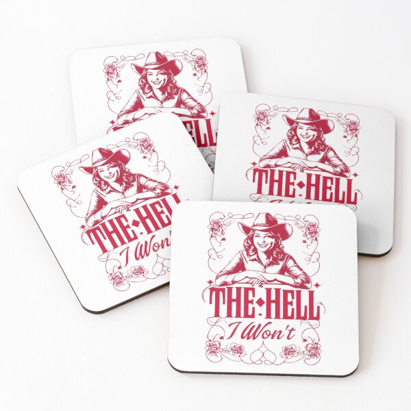 Item preview, "The Hell I Won’t" Vintage Cowgirl T-Shirt – Retro Western Graphic for Bold Country Girls designed and sold by Colorful-Garden.
