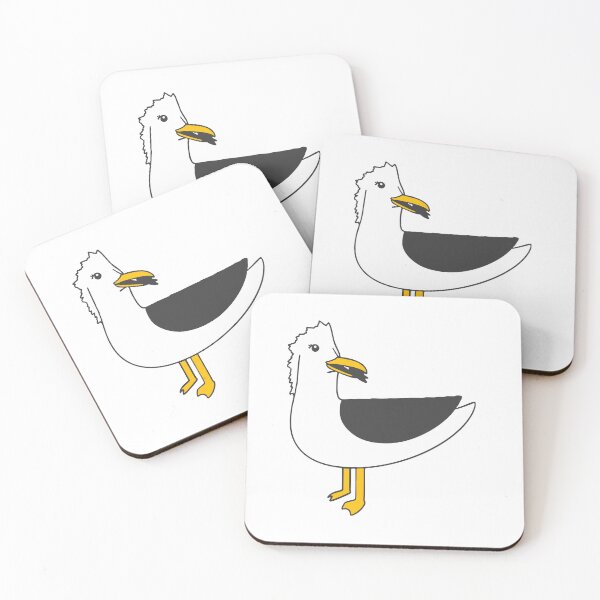 Item preview, Quirky Seagull Doodle designed and sold by Bebrowny.