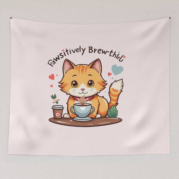 Item preview, Adorable Kawaii Cat Barista designed and sold by Itsheartshop.