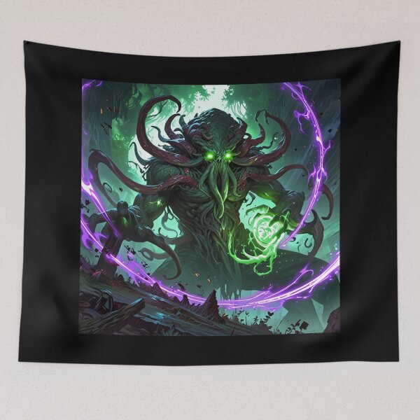Item preview,  Cthulhu the evil all seeing Eldritch Lovecraftian God Anime Manga style art designed and sold by Vintage Designs +.
