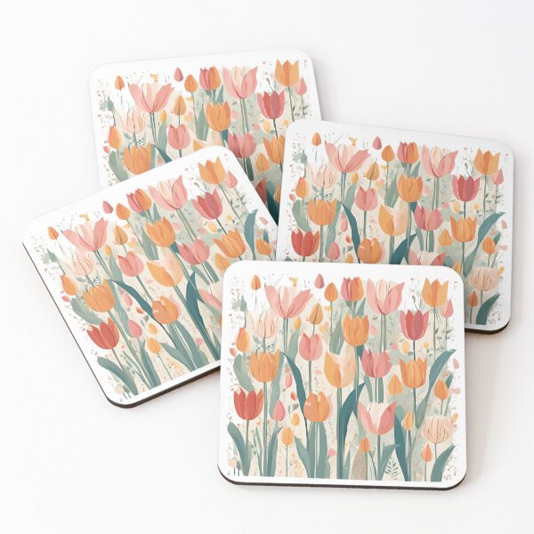 Item preview, Spring’s Embrace_ The Magic of Tulip Gardens designed and sold by catcurio.