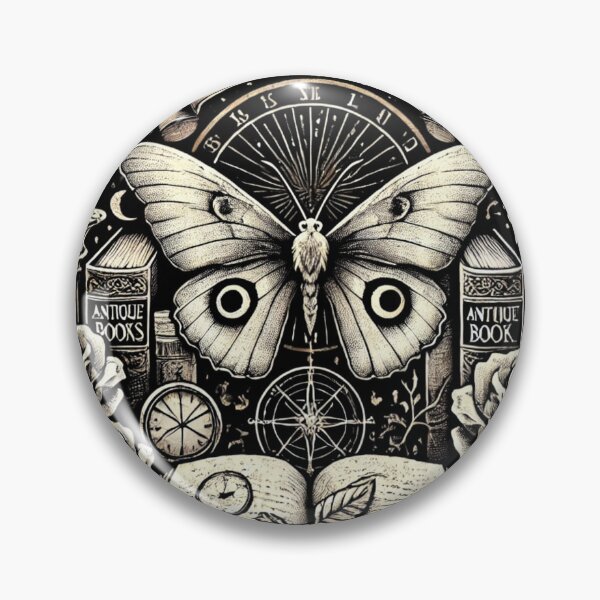 Item preview, Lost in the Pages of Time - Gothic Butterfly & Books T-Shirt designed and sold by Machciu04.