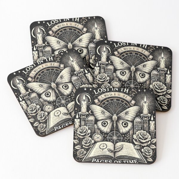 Item preview, Lost in the Pages of Time - Gothic Butterfly & Books T-Shirt designed and sold by Machciu04.