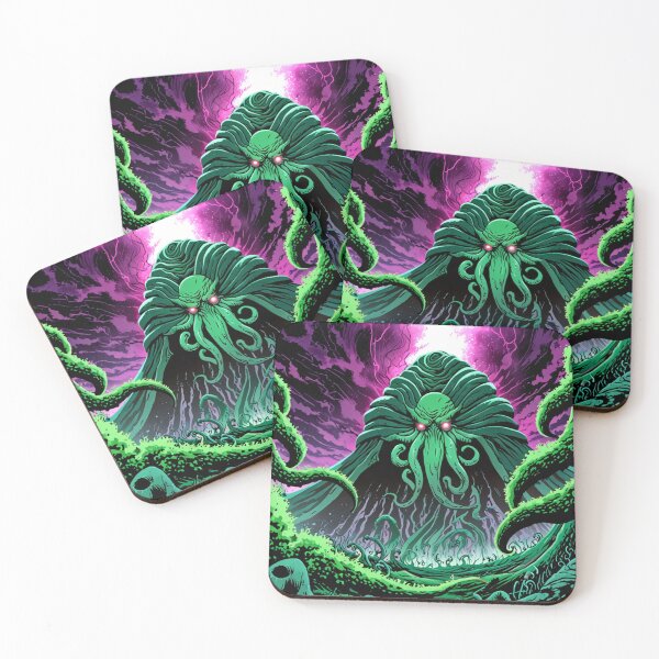Item preview,  Cthulhu the evil all seeing Eldritch Lovecraftian God Anime Manga style art designed and sold by Vintage Designs +.