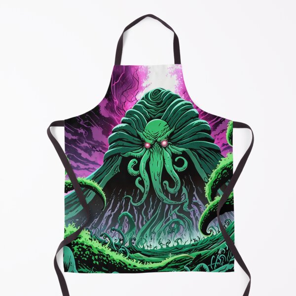 Item preview, Cthulhu the evil all seeing Eldritch Lovecraftian God Anime Manga style art designed and sold by Vintage Designs +.