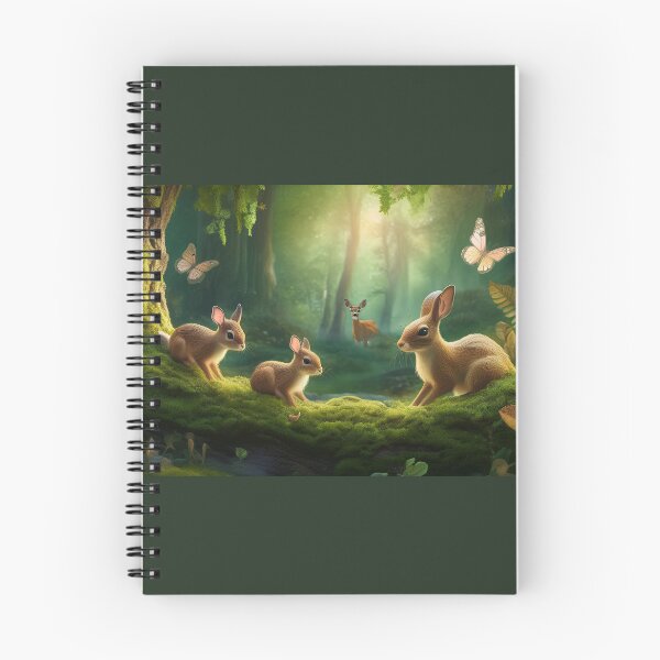 Artikelvorschau, Hasen im Wald entworfen und verkauft von Kathy Weaver.
