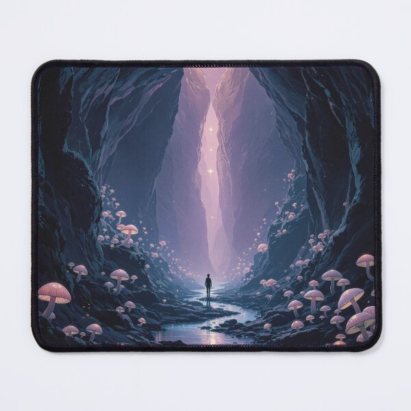 Item preview, Cavern of Lavender Mushrooms designed and sold by HabitableMoons.