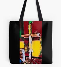 The Cross (Red) Tote Bag