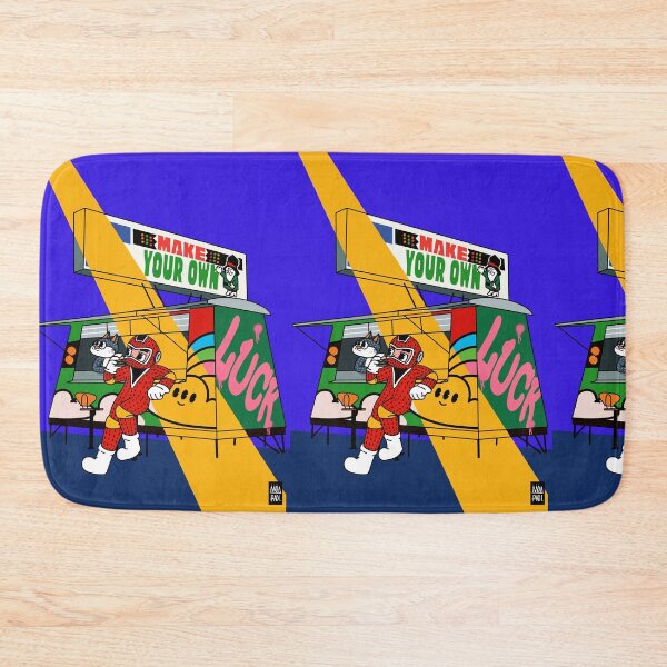 Item preview, MAKE YOUR OWN LUCK CAT BURGER POSTER designed and sold by aydapadi.