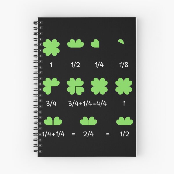 Item preview, Math Fraction Four Leaf Clover designed and sold by AniArtPL.