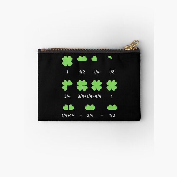 Item preview, Math Fraction Four Leaf Clover designed and sold by AniArtPL.